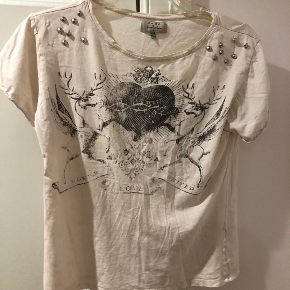 zara edgy tee